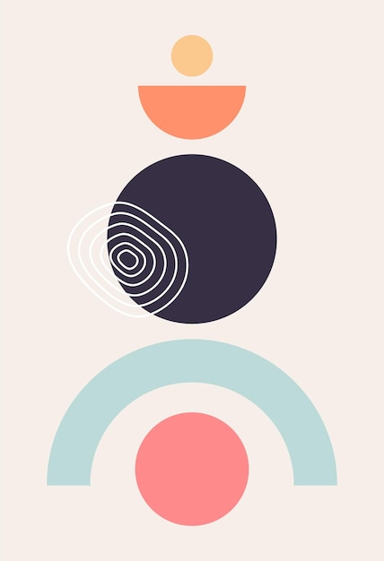 Fondo de arte abstracto con elementos de punto de vector de acuarela