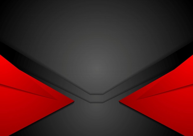 Fondo de arte corporativo rojo y negro