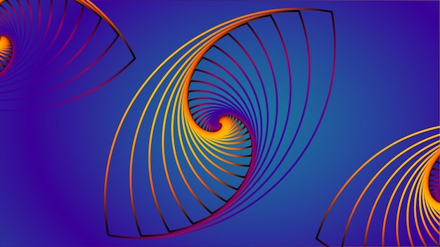 El fondo del arte espiral abstracto