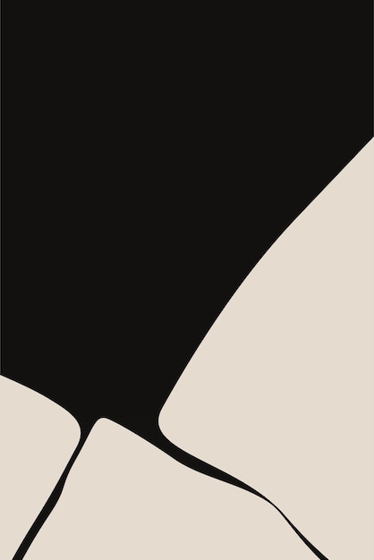 Fondo de arte mural negro y beige