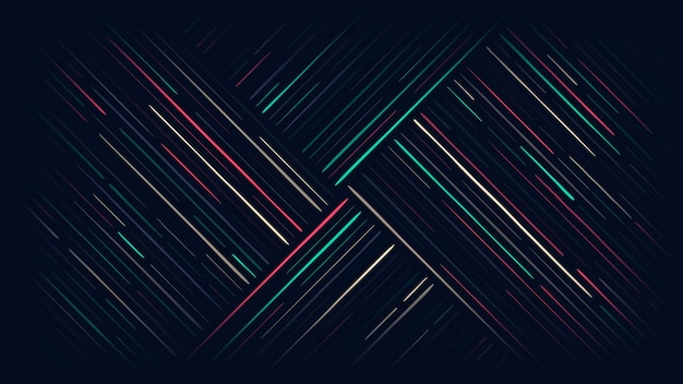 Vector fondo de arte de patrón de líneas coloridas abstractas