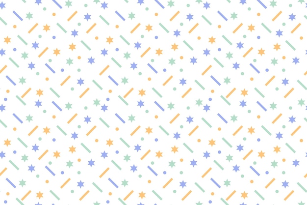 Fondo de arte pop de formas aleatorias abstractas