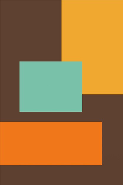 Fondo artístico de formas geométricas abstractas planas