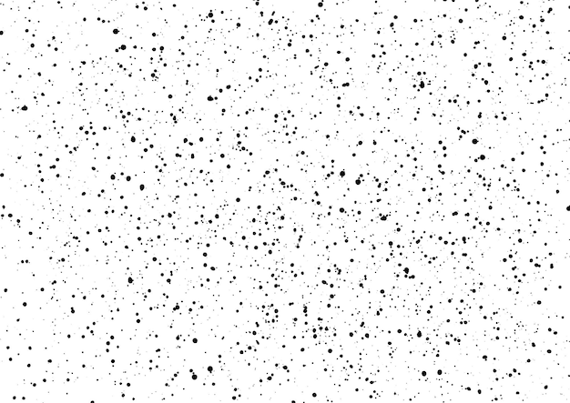Fondo artístico pintado de símbolos y manchas de pintura Formato A4 Textura de angustia grunge abstracta Patrón de pulverización vectorial