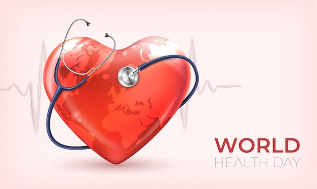 Un fondo de atención médica en estilo realista