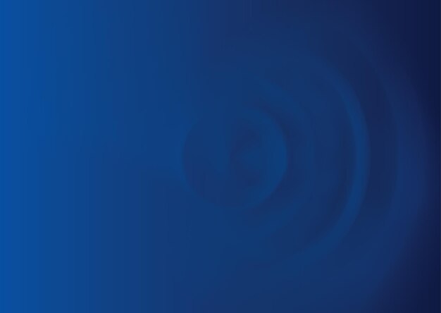 Fondo azul abstracto con círculos concéntricos Ilustración vectorial para su diseño