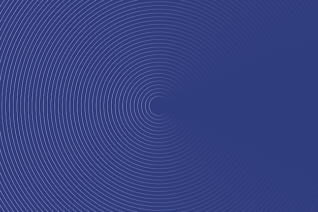 Fondo azul abstracto con círculos concéntricos