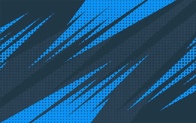 Fondo azul abstracto para diseño temático de juegos deportivos con textura de tono medio