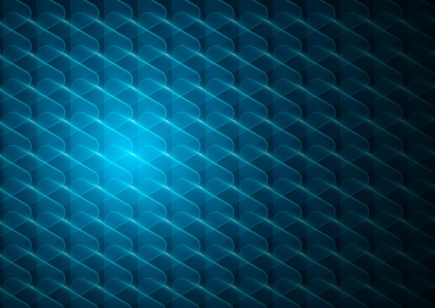 Fondo azul abstracto con efectos de luz