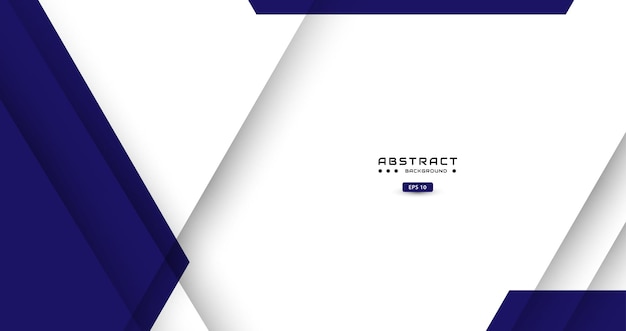 Fondo azul abstracto con formas geométricas y efectos de rayado espacio en blanco a la derecha