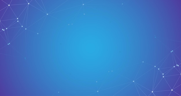 Fondo azul abstracto geométrico con elementos poligonales simples