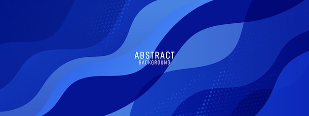 Fondo azul abstracto con ilustración de vector de forma de capa geométrica diagonal