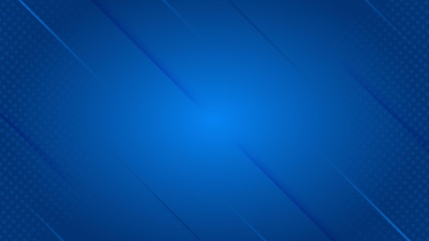 Fondo azul abstracto con líneas y efecto de medio tono
