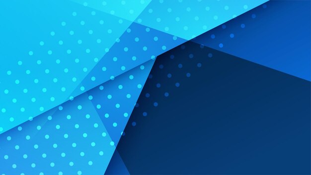 Fondo azul abstracto moderno con iluminación de medio tono multiplicada y ilustración vectorial de efecto brillante Traje para negocios fondo de bandera corporativa Fondo de tecnología vectorial azul profesional moderno