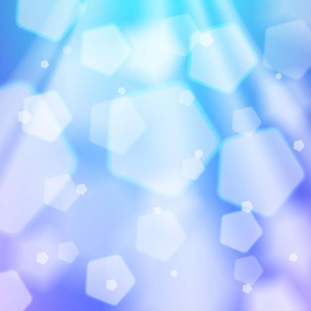 Fondo azul abstracto. rayos de luz, bokeh, telón de fondo brillante y brillante. elemento de diseño gráfico para sitios web, folletos, volantes. invierno, concepto de nieve. ilustración vectorial.