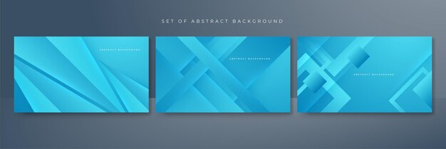 fondo azul abstracto Vector diseño gráfico abstracto patrón de banner presentación plantilla web de fondo