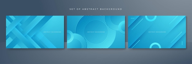 fondo azul abstracto Vector diseño gráfico abstracto patrón de banner presentación plantilla web de fondo