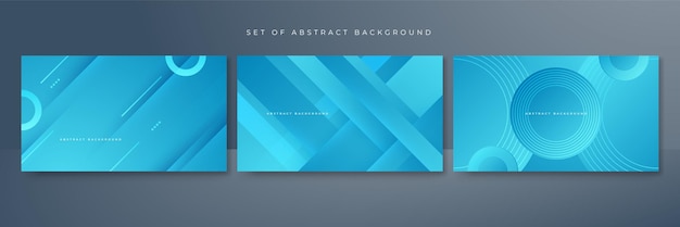 fondo azul abstracto Vector diseño gráfico abstracto patrón de banner presentación plantilla web de fondo