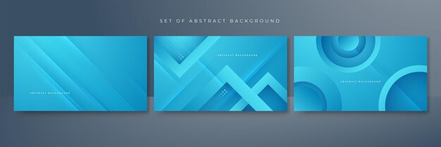 fondo azul abstracto Vector diseño gráfico abstracto patrón de banner presentación plantilla web de fondo