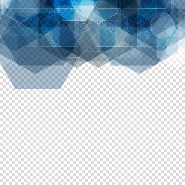 Fondo azul abstracto