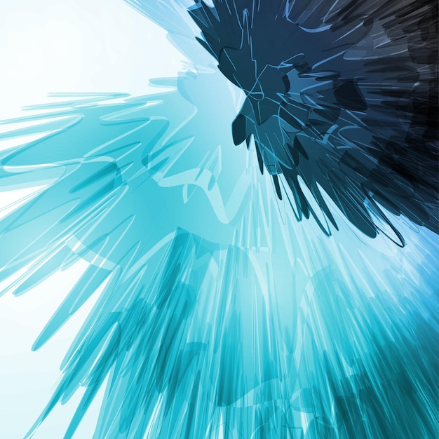 Vector fondo azul abstracto