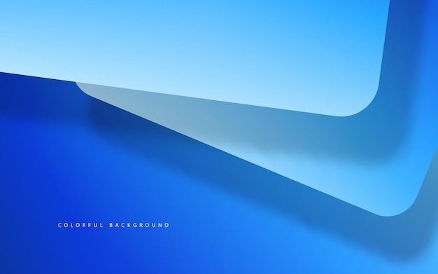 Fondo azul abstracto