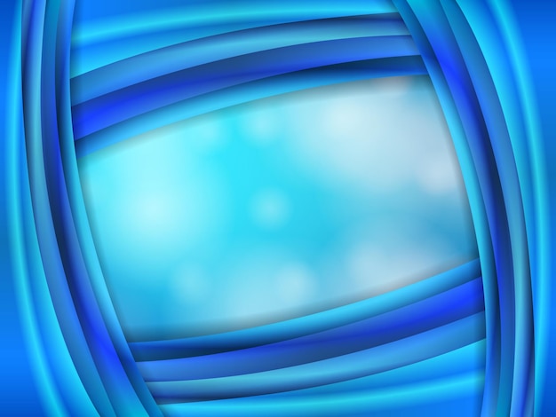 Fondo azul abstracto