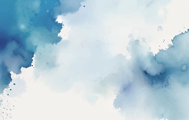 Fondo azul de acuarela