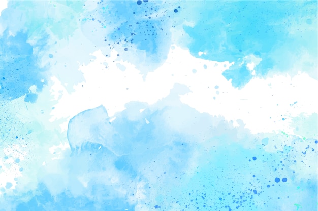 Fondo azul de acuarela