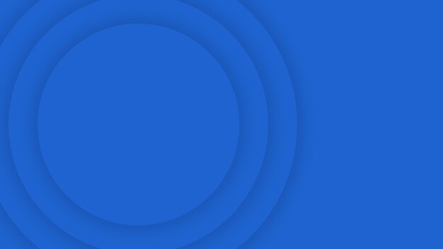 Fondo azul brillante círculos abstractos espacio de pedestal para el diseño o el texto o el contenido