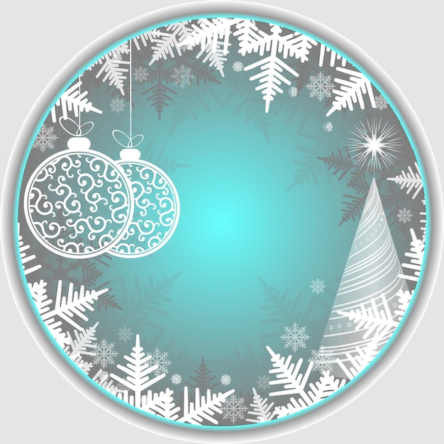 Fondo azul brillantes de navidad