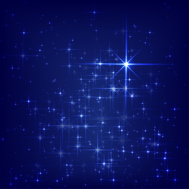 Fondo azul centelleo