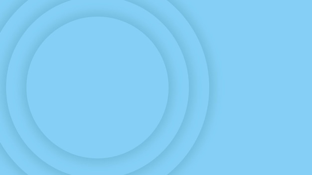Fondo azul claro círculos abstractos espacio de pedestal para el diseño o el texto o el contenido