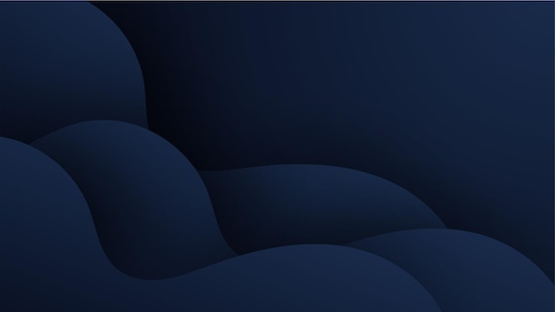 Fondo azul con composición de color negro y azul en abstracto Se pueden usar fondos abstractos con una combinación de líneas y puntos circulares para sus banners publicitarios Plantilla de banner de venta y más