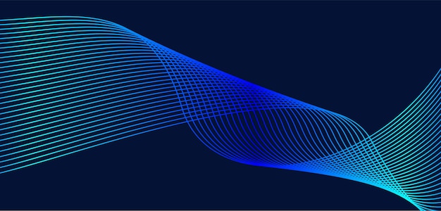 Fondo azul curva