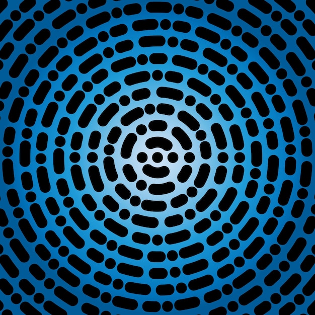 fondo azul degradado abstracto con líneas y puntos negros