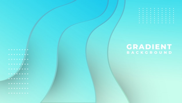 Fondo azul degradado ondas
