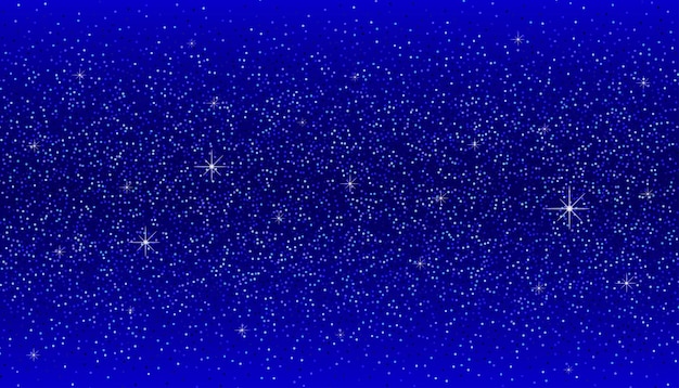 Fondo azul con destellos de brillo