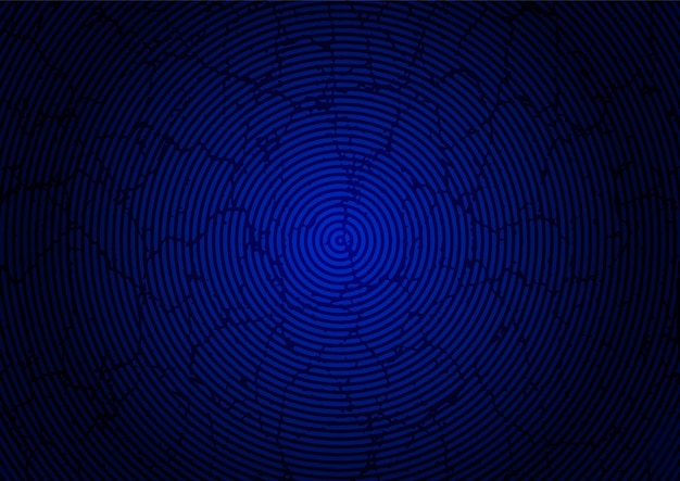 un fondo azul con un diseño en espiral en el medio