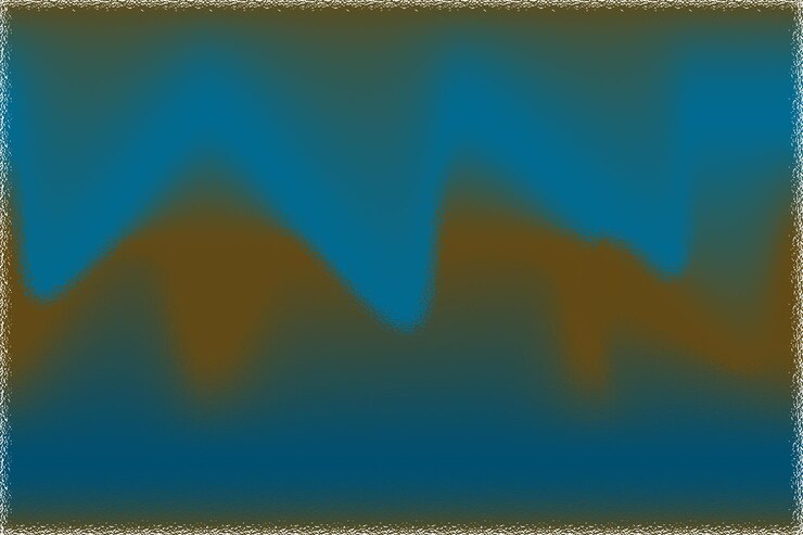 Vector un fondo azul y dorado con un borde dorado
