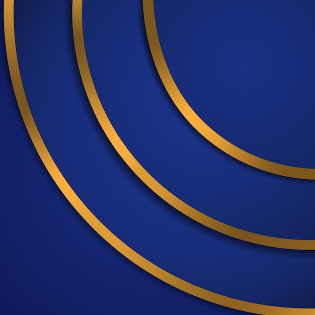 Un fondo azul y dorado con un borde dorado.