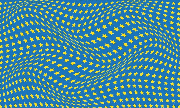 un fondo azul con estrellas amarillas y las palabras estrella en él