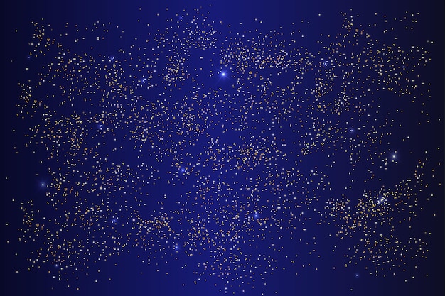 un fondo azul con estrellas doradas y un fondo azul