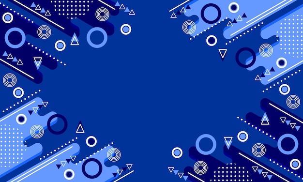 un fondo azul con flechas y flechas en el medio