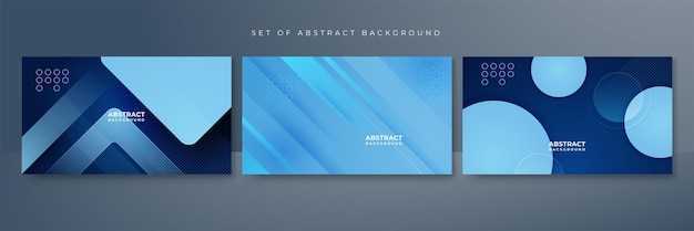 Fondo azul fondo azul Vector diseño gráfico abstracto patrón de banner presentación plantilla web de fondo