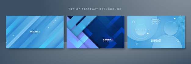 Fondo azul fondo azul Vector diseño gráfico abstracto patrón de banner presentación plantilla web de fondo