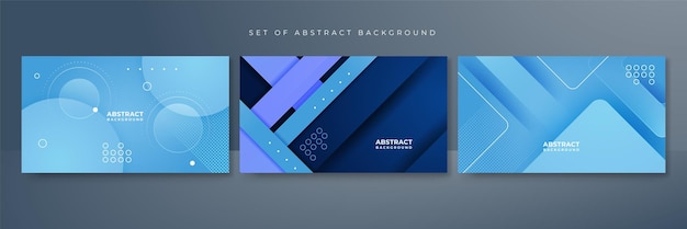 Fondo azul fondo azul Vector diseño gráfico abstracto patrón de banner presentación plantilla web de fondo