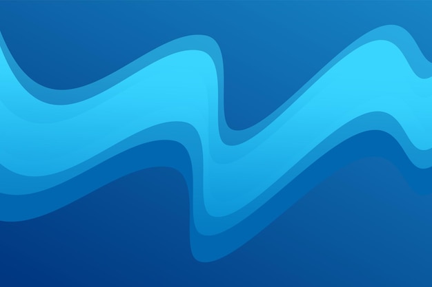 Fondo azul con formas onduladas diseño de fondo