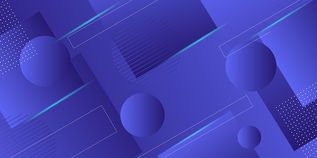 Fondo azul futurista geométrico abstracto con diseño de fondo cuadrado brillante y colorido