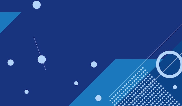 Fondo azul geométrico abstracto
